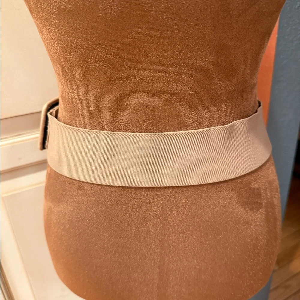 VTG Cache Gold Tan Chain Accent Belt Equestrian
